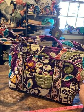 Vera Brandley little Mandy plum crazy bag